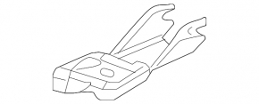Front subframe burdock left Honda Insight 19-22