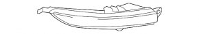 Rear bumper light right VW Touareg 11-14