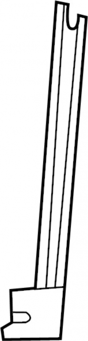 Front left door glass guide for Nissan Pathfinder 13-20