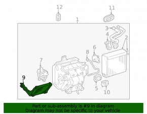 Heater radiator for Toyota Highlander 01-07