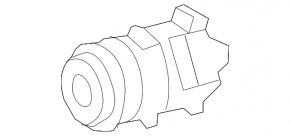Lexus LS460 07-17 Air Conditioning Compressor