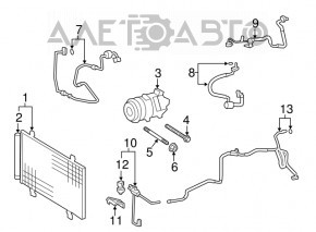 Lexus LS460 07-17 Air Conditioning Compressor