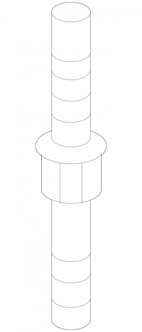 Lower front left control arm mounting stud for Subaru Forester 25-26