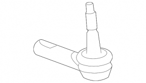 Left tie rod end for Chevrolet Camaro 10-15 TEKNOROT