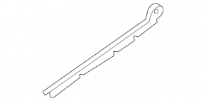 Left rear bumper bracket Mercedes CLS-class C218 12-18 AMG pkg