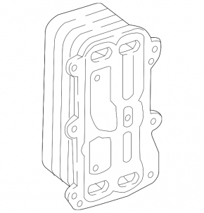 Engine oil cooler Mercedes GLC 300/350e 16-19