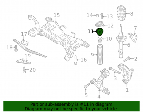 Front Left Bearing Seal Mazda3 MPS 09-13