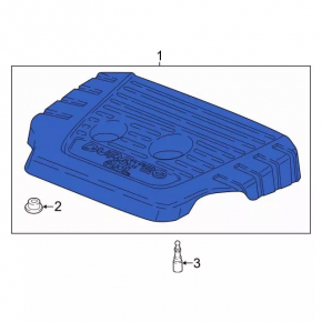 Ford Ecosport 18-22 2.0 Engine Cover