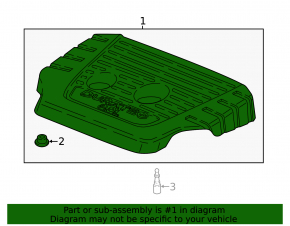 Ford Ecosport 18-22 2.0 Engine Cover
