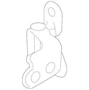 Lower rear left door hinge for Mazda6 09-13