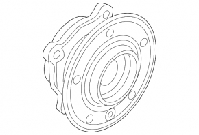 Front left wheel hub for Land Rover Range Rover 22-25