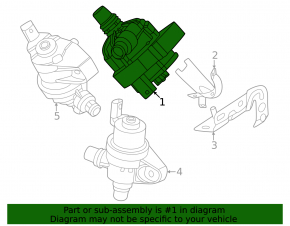 Additional coolant pump for BMW X1 U11 24-26 xDrive