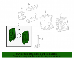 Chevrolet Volt 16-19 4-button key