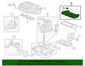 Intake manifold cover Honda Accord 13-17 3.5