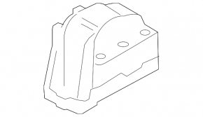 Engine mount right VW CC 08-17 GSP