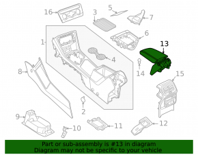 Armrest VW Taos 22-25