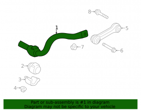 Front stabilizer Audi A6 C7 12-18