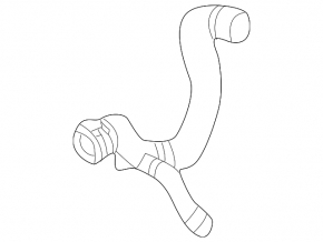 Lower cooling hose for Audi A6 C8 19-25 3.0T