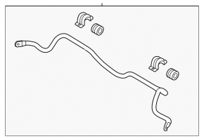 Front stabilizer Hyundai Santa FE 19-20 KOR