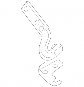 Hood hinge left VW Passat b7 12-15 USA