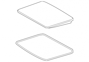 Sunroof glass Lexus UX200 UX250h 19-