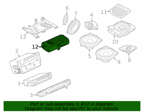 BMW 4 F32/33/36 14-20 Harman Kardon Audio Amplifier