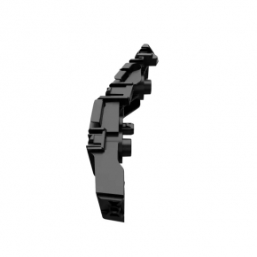 Front bumper mount left Dodge Durango 14- mount broken