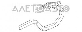 Trunk lid hinge right Acura ILX 13-