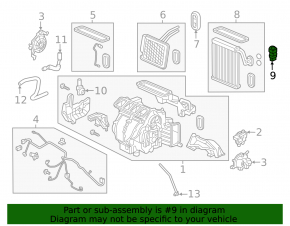 Honda Insight 19-22 Air Conditioner Heater Valve