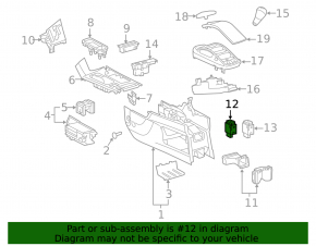 EV Button RX350 RX450h 10-15