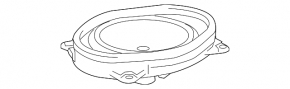 Rear shelf speaker left Toyota Avalon 13-14