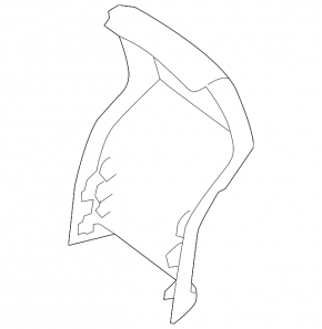 Subaru Forester 25-26 rear center console trim