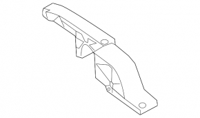 Front stabilizer bracket left Porsche Panamera 14-16 AWD
