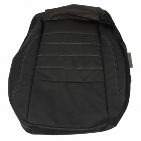 Ford C-max MK2 13-18 passenger seat cushion upholstery, black leather, heated