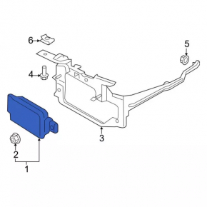 Radar cruise Ford Edge 15-24