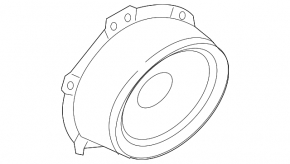 Speaker rear left Jaguar F-Pace X761 17- Meridian