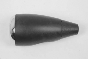 Gear knob Jeep Compass 11-16 black with chrome trim