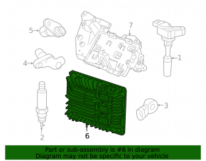 Chevrolet Camaro 16-3.6 Engine Computer ECU