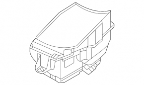 Projection on the front of the Nissan Rogue 21-26 JP built