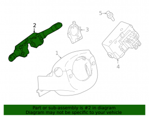 Nissan Sentra 20-24 Steering Column Shift Paddles