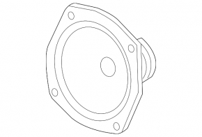 Nissan 350z rear left speaker