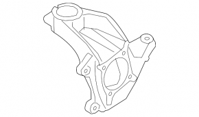 Front left trunnion Mini Cooper Clubman R55 07-14