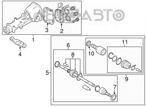 Subaru XV Crosstrek 18-23 Gearbox Bracket