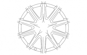 Wheel disk R17 X 7.5J ET45 5*114.3 Lexus GS300 GS350 GS430 06-07