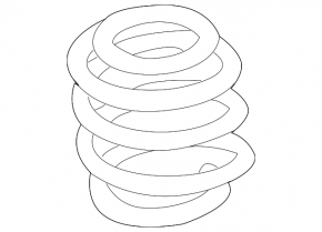 Front left spring Kia Optima 16-20 stiffness yellow, pink, white