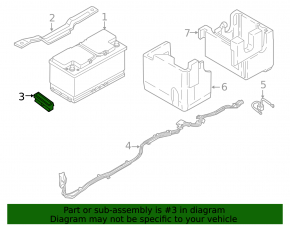 Battery mount BMW 5 G30 17-23