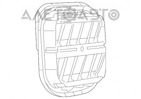 Ventilation shield left Jeep Compass 17-24