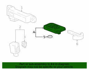 Smart Key Honda CRV 23- 4 Buttons