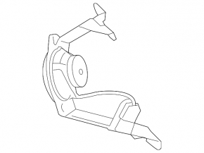Rear Wing Speaker Right Toyota Sequoia 08-16 JBL