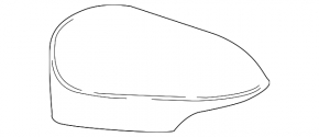 Right side mirror cover for Toyota C-HR 18-23